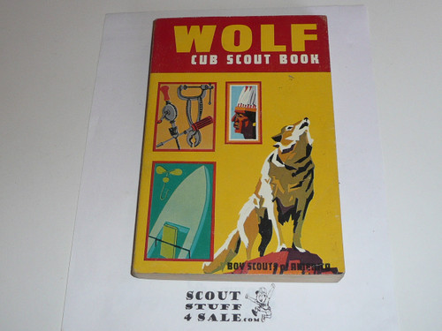 1973 Wolf Cub Scout Handbook, 3-73 Printing, Lite use
