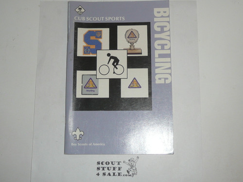 Cub Scout Sports Pamphlet, Bicycling, 1995 printing
