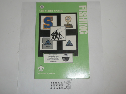 Cub Scout Sports Pamphlet, Fishing, 1997 printing