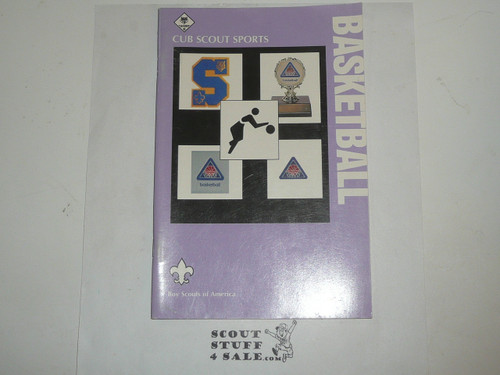 Cub Scout Sports Pamphlet, Basketball, 1994 printing