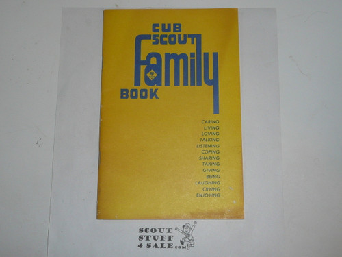 Cub Scout Family Book, 1-82 printing