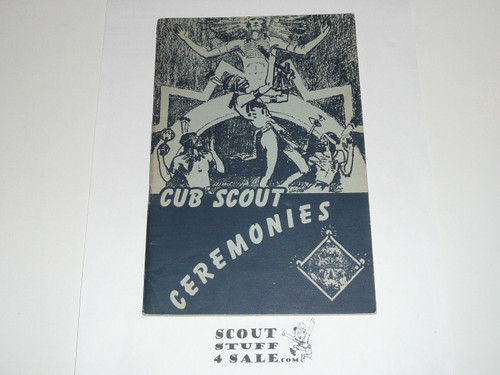 1952 Cub Scout Ceremonies, 8-52 Printing
