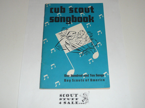 1963 Cub Scout Songbook, 3-63 Printing