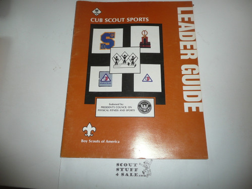 Cub Scout Sports Leader Guide, 1985 Printing