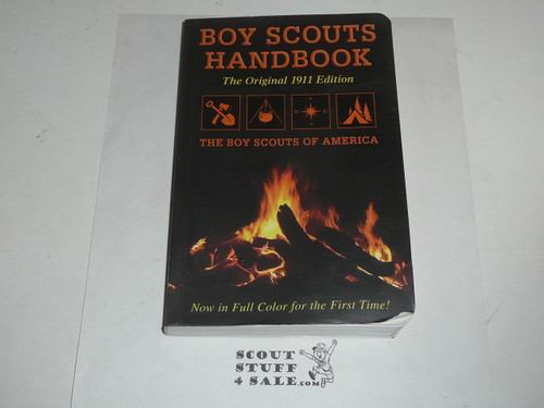 1911 Boy Scout Handbook REPRINT, IN Color, 2011 printing, MINT condition