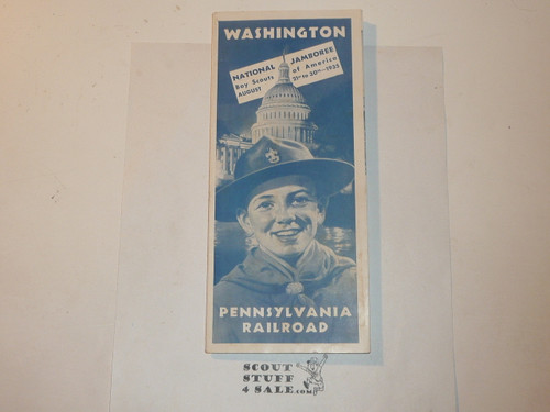 1935 National Jamboree Pennsylvania Railroad Sightseeing Brochure