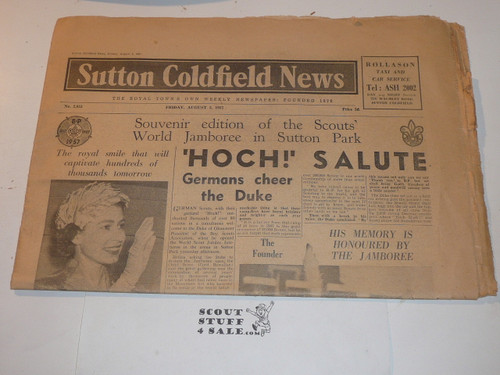 1957 World Jamboree Special Edition of the Sutton Coldfield News