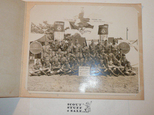 1964 National Jamboree 8"x10" Troop Contingent Photo in Jamboree folder