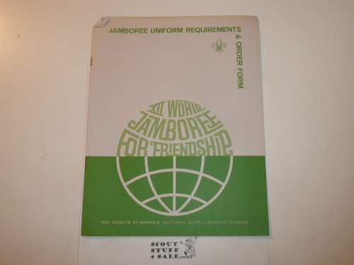 1967 World Jamboree Uniform Requirements and order form