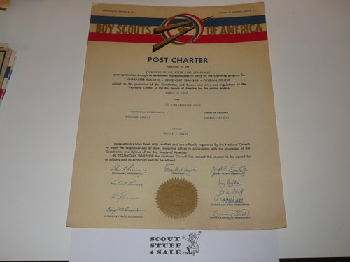 1964 Explorer Scout Post Charter, March