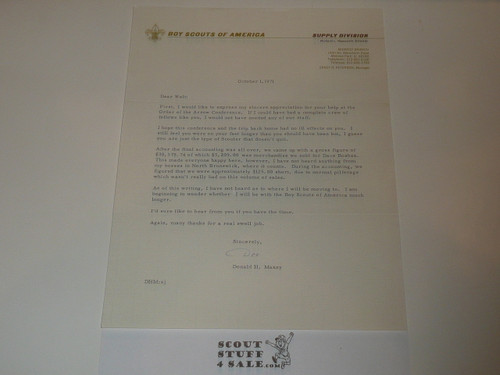 1971 BSA National Supply Division Stationary