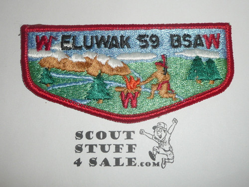 Order of the Arrow Lodge #59 Eluwak s4 Flap Patch