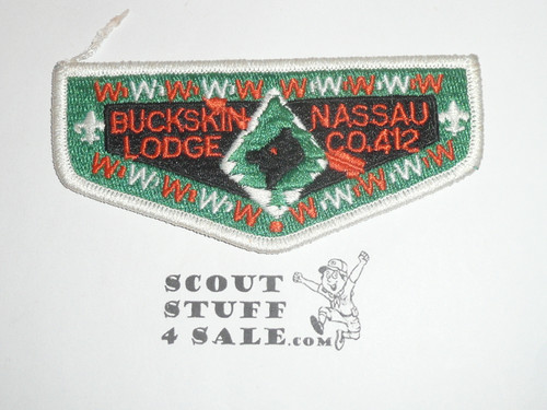 Order of the Arrow Lodge #412 Buckskin s16 Flap Patch