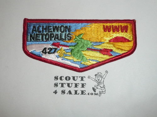 Order of the Arrow Lodge #427 Achewon Netopalis s6 Flap Patch