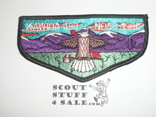 Order of the Arrow Lodge #480 Kawida s23 Flap Patch