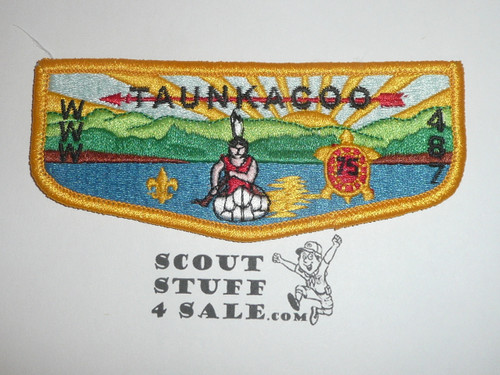 Order of the Arrow Lodge #487 Taunkacoo s4 Flap Patch