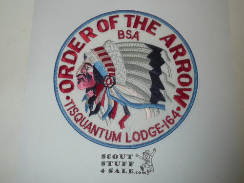 Order of the Arrow Lodge #164 Tisquantum j3 Jacket Patch
