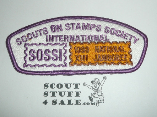 1993 National Jamboree JSP - SOSSI (Scouts on Stamps Society) JSP