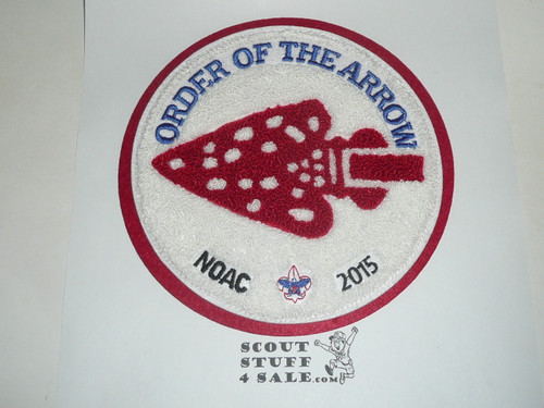 National Order of the Arrow Conference (NOAC), 2015 Chenille Jacket Patch, OA 100th Anniversary