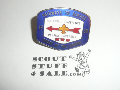 National Order of the Arrow Conference (NOAC), 1969 Enameled Neckerchief Slide