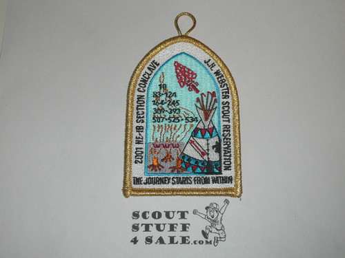 Section NE-1B Order of the Arrow Conclave Patch, 2001, staff Border