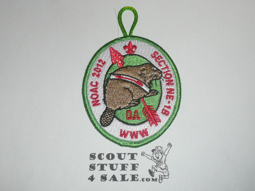 Section NE-1B Order of the Arrow NOAC Patch, 2012