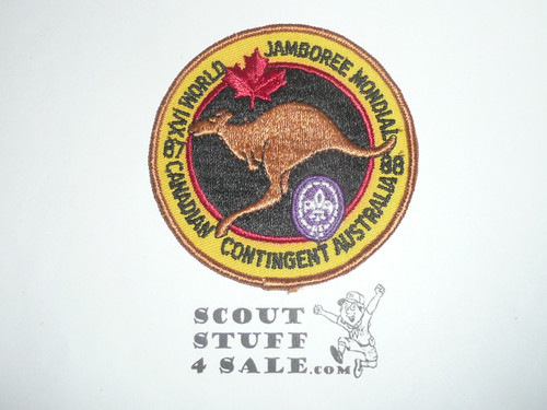 1987-1988 Boy Scout World Jamboree Canadian Contingent Patch