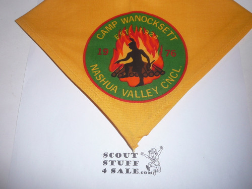 Camp Wanocksett Neckerchief, 1976