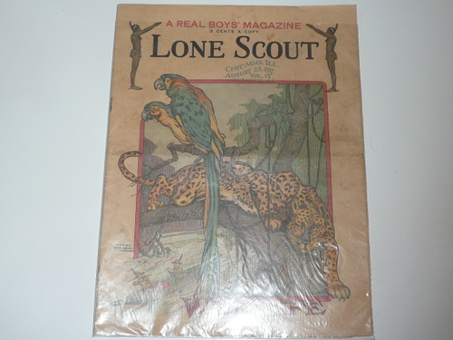 1917 Lone Scout Magazine, August 25, Vol 6 #44