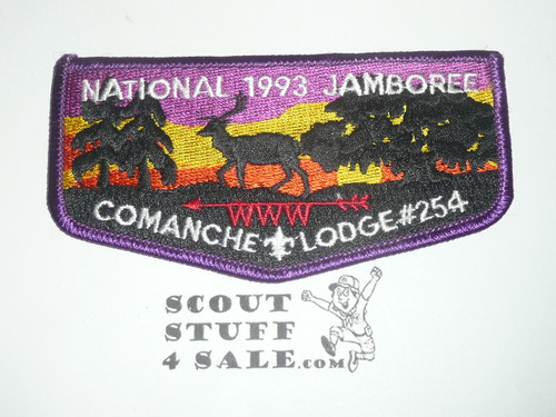 Order of the Arrow Lodge #254 Comanche s19 1993 National Jamboree Flap Patch