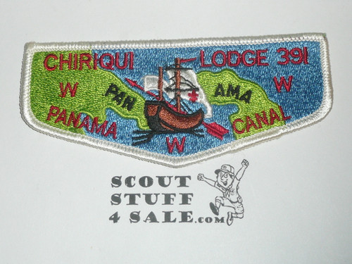 Order of the Arrow Lodge #391 Chiriqui s22 Flap Patch