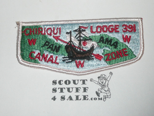 Order of the Arrow Lodge #391 Chiriqui s9 Flap Patch