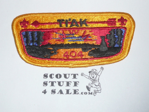 Order of the Arrow Lodge #404 Ti'ak s15 Flap Patch