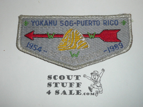 Order of the Arrow Lodge #506 Yokahu s9 35th Anniversary Flap Patch