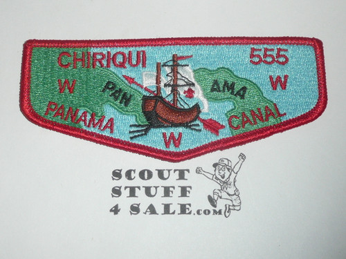 Order of the Arrow Lodge #555 Gamenowinink Chiriqui Chapter s2 Flap Patch