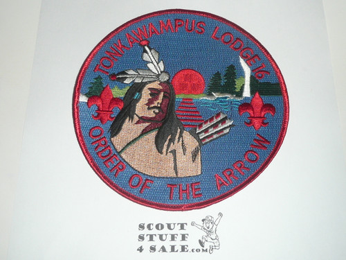 Order of the Arrow Lodge #16 Tonkawampus j1 Jacket Patch