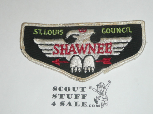 Order of the Arrow Lodge #51 Shawnee f1 Flap Patch, lite use