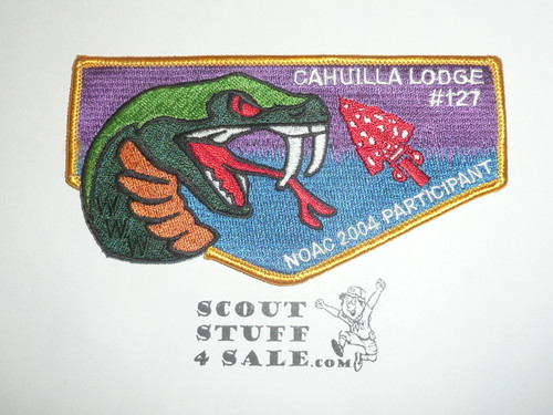 Order of the Arrow Lodge #127 Cahuilla s84 2004 NOAC Flap Patch