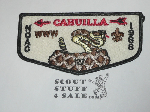 Order of the Arrow Lodge #127 Cahuilla f2 1986 NOAC Flap Patch