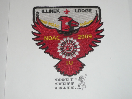 Order of the Arrow Lodge #132 Illinek 2009 NOAC 2 piece Flap Patch Set