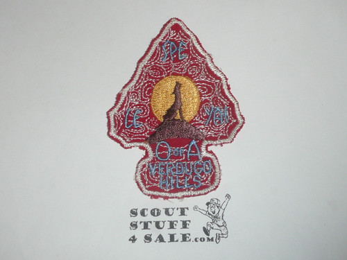 Order of the Arrow Lodge #249 Spe-Le-Yai a2 Arrowhead Patch