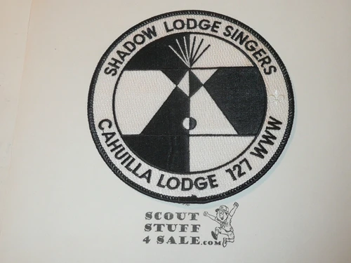 Order of the Arrow Lodge #127 Cahuilla r6 Shadow Lodge Singers Round Patch - Boy Scout