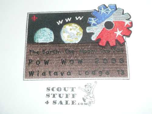 Order of the Arrow Lodge #13 Wiatava 2000 Pow Wow Patch