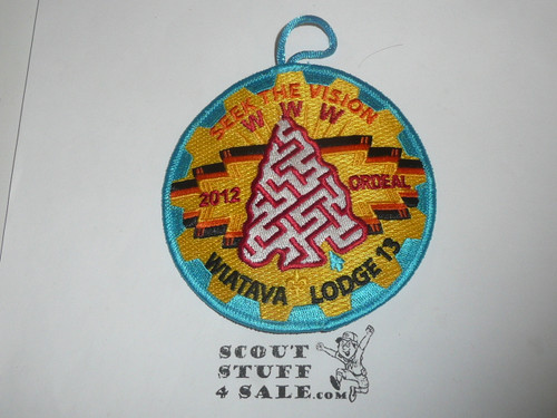Order of the Arrow Lodge #13 Wiatava 2012 Ordeal Patch