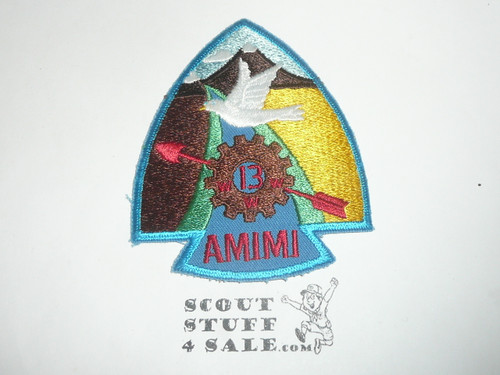 Order of the Arrow Lodge #13 Wiatava Amimi Chapter Arrowhead Patch
