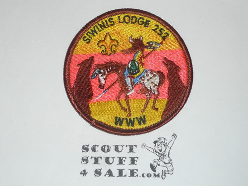 Order of the Arrow Lodge #252 Siwinis r3 Round Patch