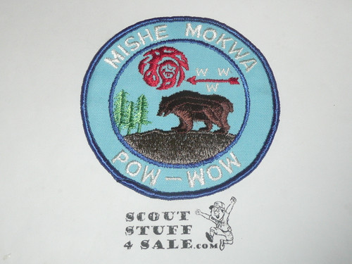 Order of the Arrow Lodge #252 Siwinis 1957 Mishe Mokwa Pow Wow Patch