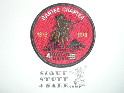 Order of the Arrow Lodge #13 Wiatava Santee Chapter 25th Anniversary Patch - Scout