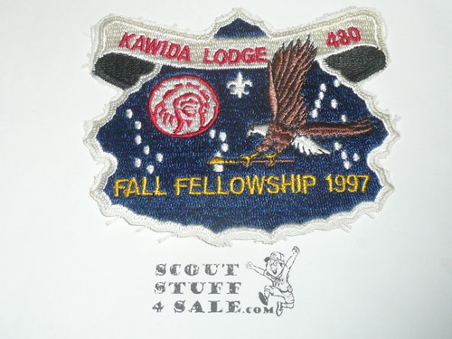 Order of the Arrow Lodge #480 Kawida 1997 Fall Ordeal Patch
