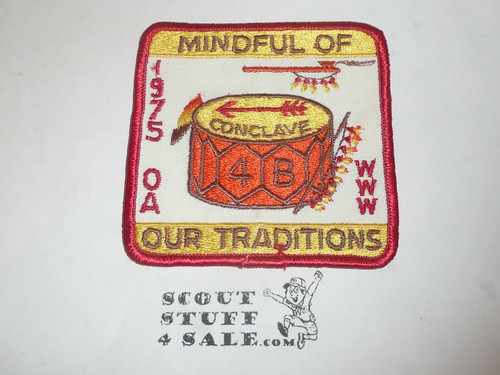 Section / Area W4B Order of the Arrow Conference Patch, 1975